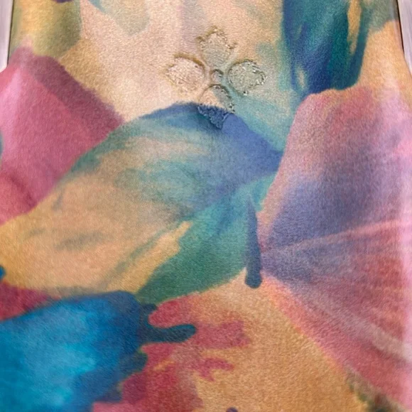 Patricia Nash Watercolor Butterfly Zip Around Wallet Crossbody NWOT - Picture 3 of 13